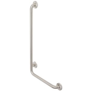16” x 32” L-Shape Grab Bar, Left, Stainless Steel