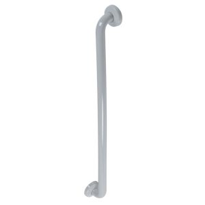 Two Wall Transition Grab Bar, Left Twist, Vinyl Coated